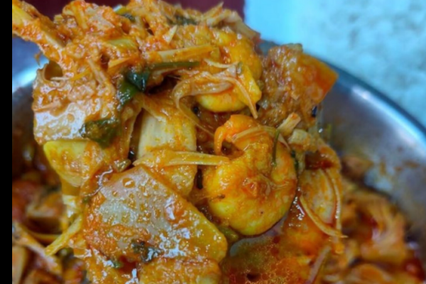 এঁচোড় চিংড়ি এঁচোড় চিংড়ি